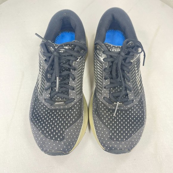 BROOKS Womens 8 Black Mesh Lace Up Athletic Running Shoes - Picture 2 of 8